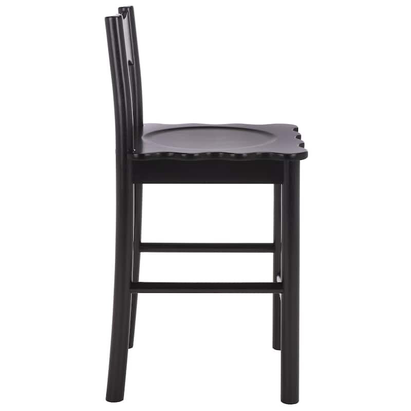 SAFAVIEH Home Nolly Scallop Counter Chair - 20"W x 19"D x 26"H