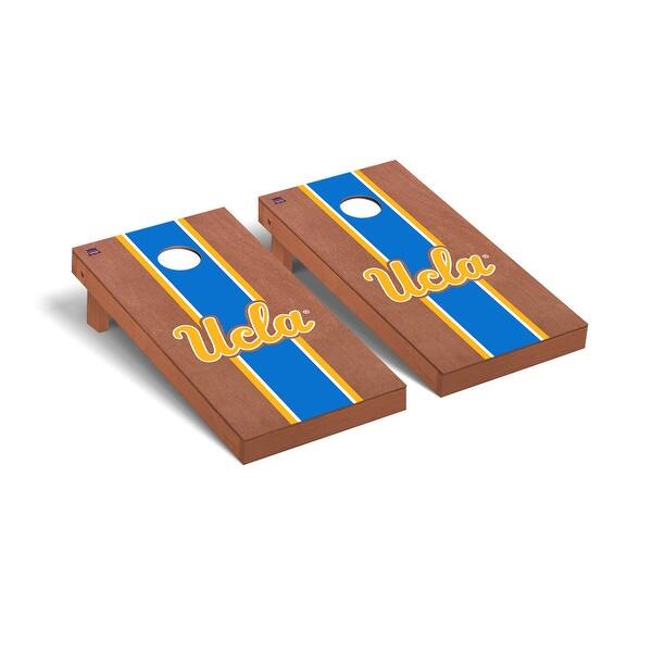 slide 2 of 5, California Los Angeles UCLA Bruins Rosewood Cornhole Board Set