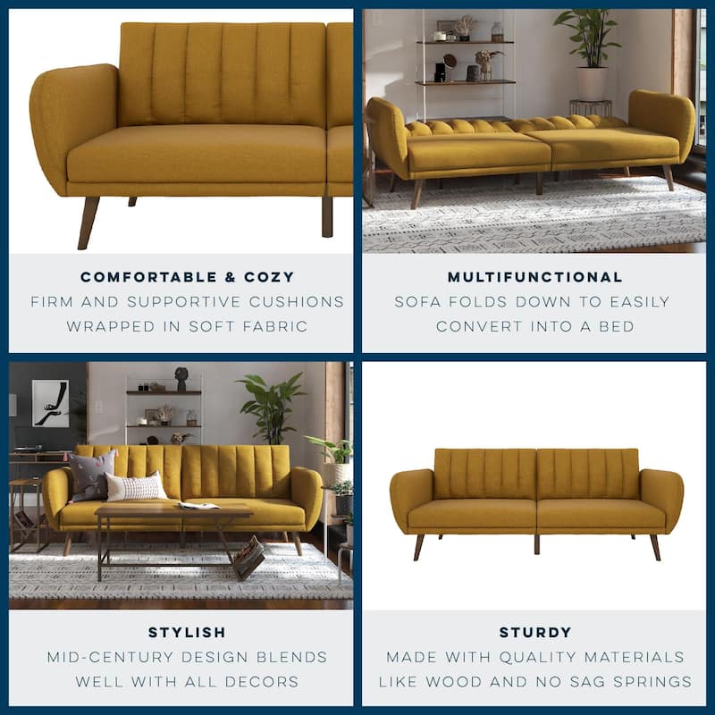 The Novogratz Brittany Futon Sofa Bed