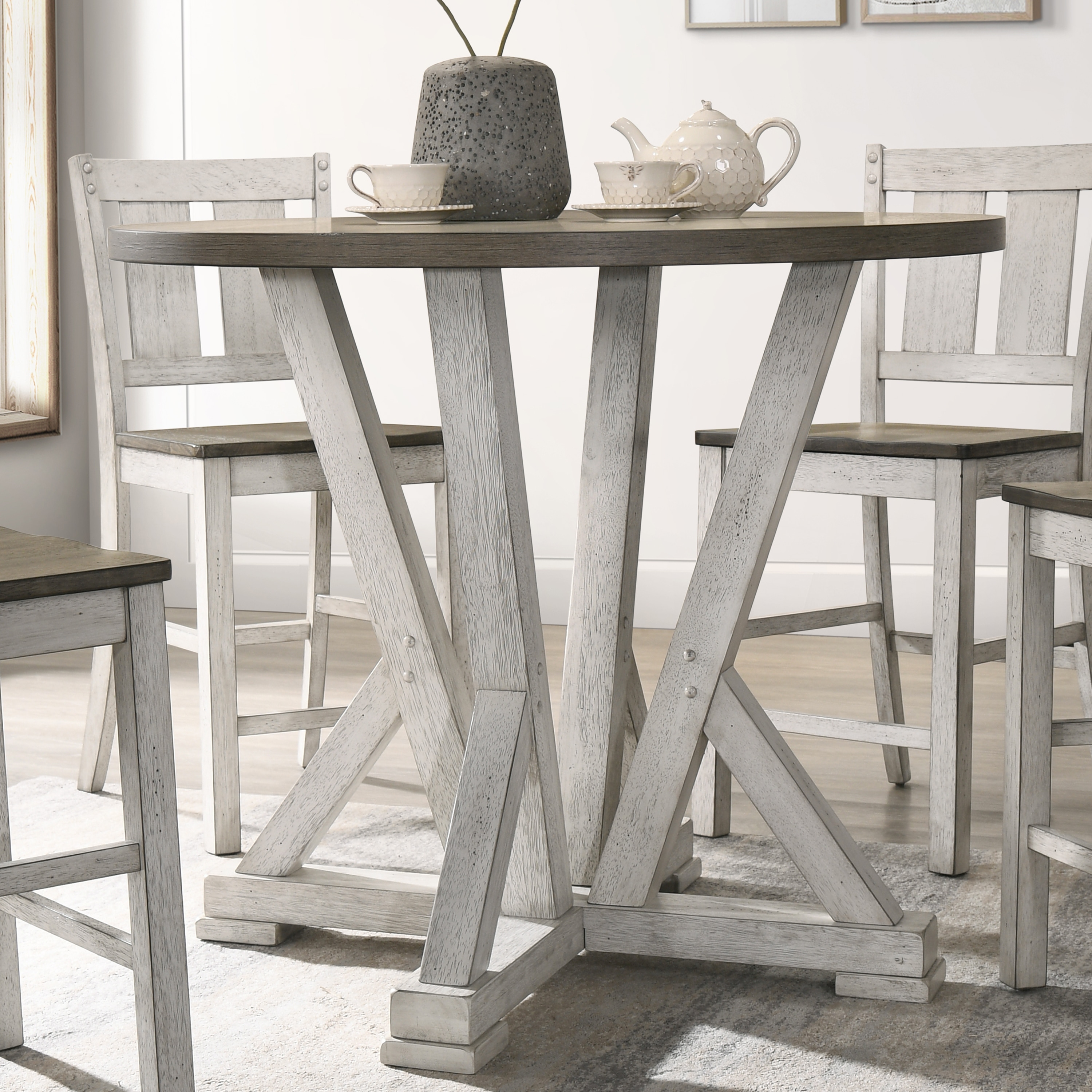 Castagnier 7 piece extendable dining set deals