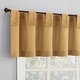 preview thumbnail 2 of 22, Archaeo Cotton Blend Button Tab Top Cafe Curtain Pair