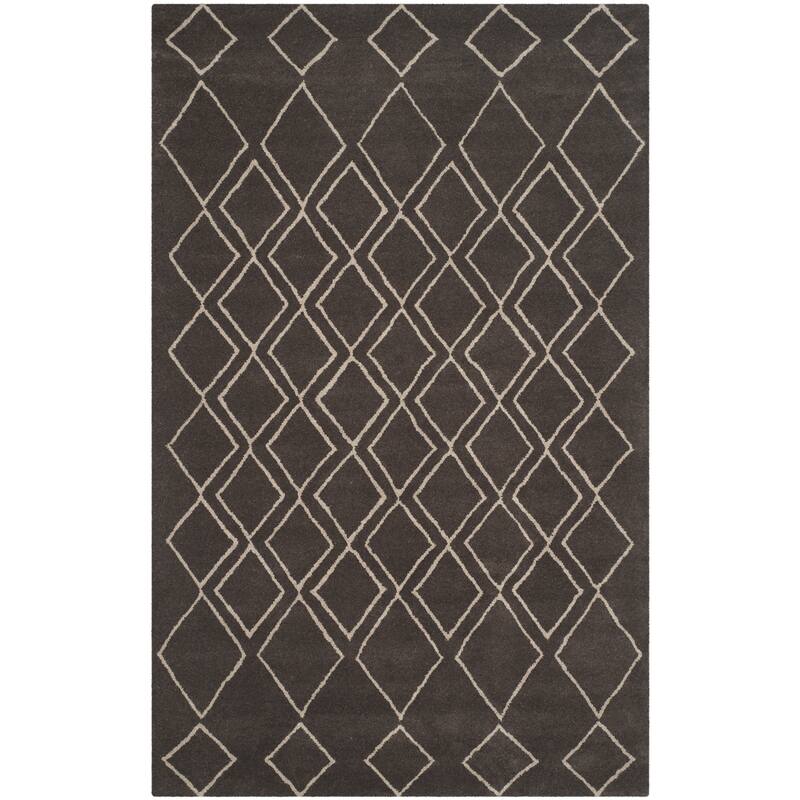 SAFAVIEH Handmade Soho Kaila Moroccan N.Z. Wool/ Viscose Rug