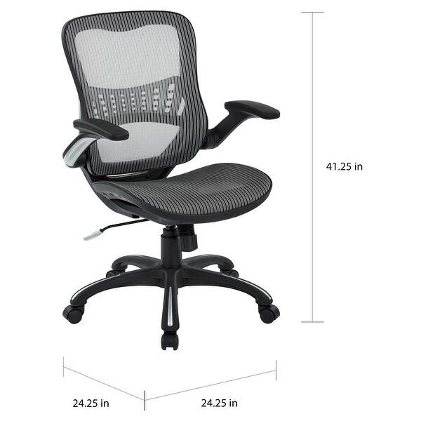 Office Star Mesh Seat and Back Manager Chair Bed Bath & Beyond 11607108