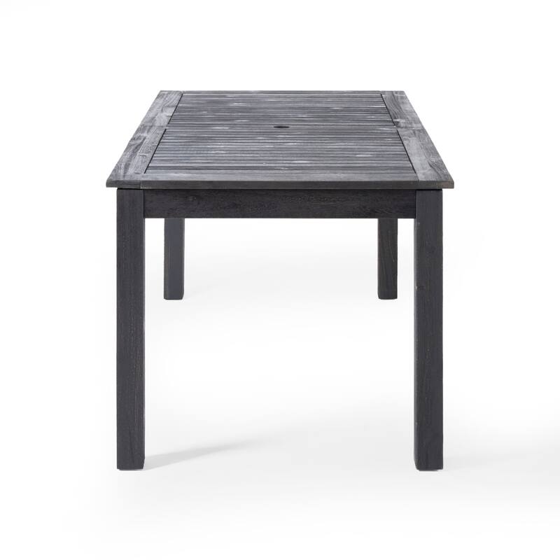 Nestor Outdoor Expandable Acacia Wood Dining Table by Christopher Knight Home
