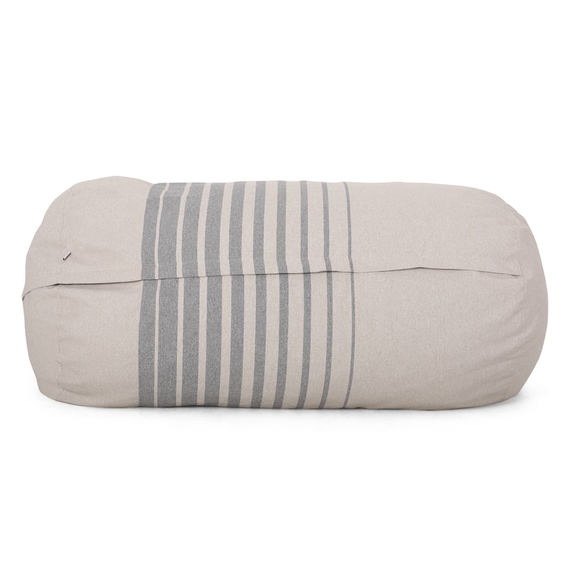 Hudgeons Indoor Striped Bean Bag by Christopher Knight Home