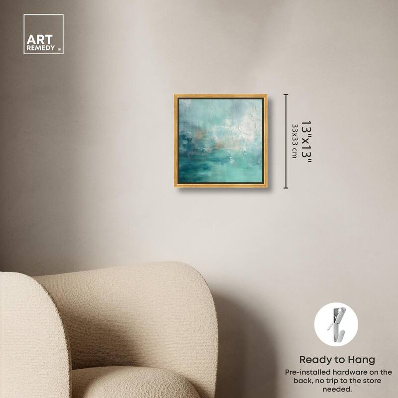 Green Blue I Canvas by Art Remedy
