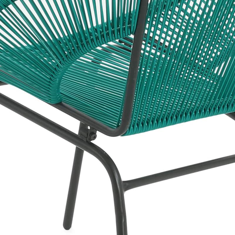 Nusa Outdoor Modern Rattan Club Chair (Set of 2) by Christopher Knight Home