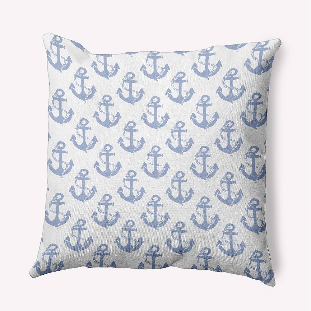 Anchor Pattern Decorative Throw Pillow