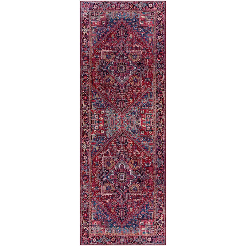 Livabliss Iris Updated Traditional Medallion Area Rug