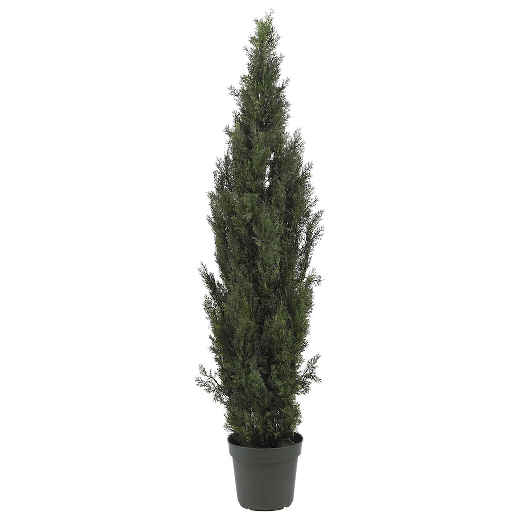 6 Ft Artificial Pine Tree Indoor Outdoor Decor - Holiday Greenery, Realistic Tree, Home Accent - 6ft.