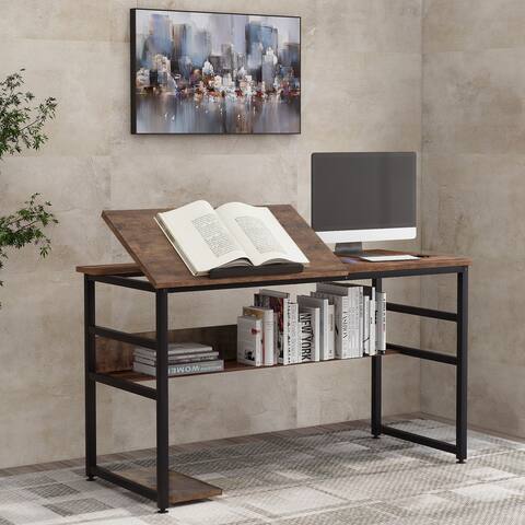Home Office Large Draft Drawing Table PC Laptop Desk
