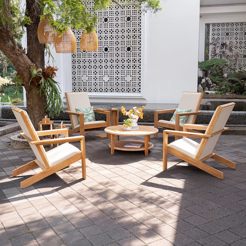 Cambridge Casual Seaside Teak Outdoor Coffee Table
