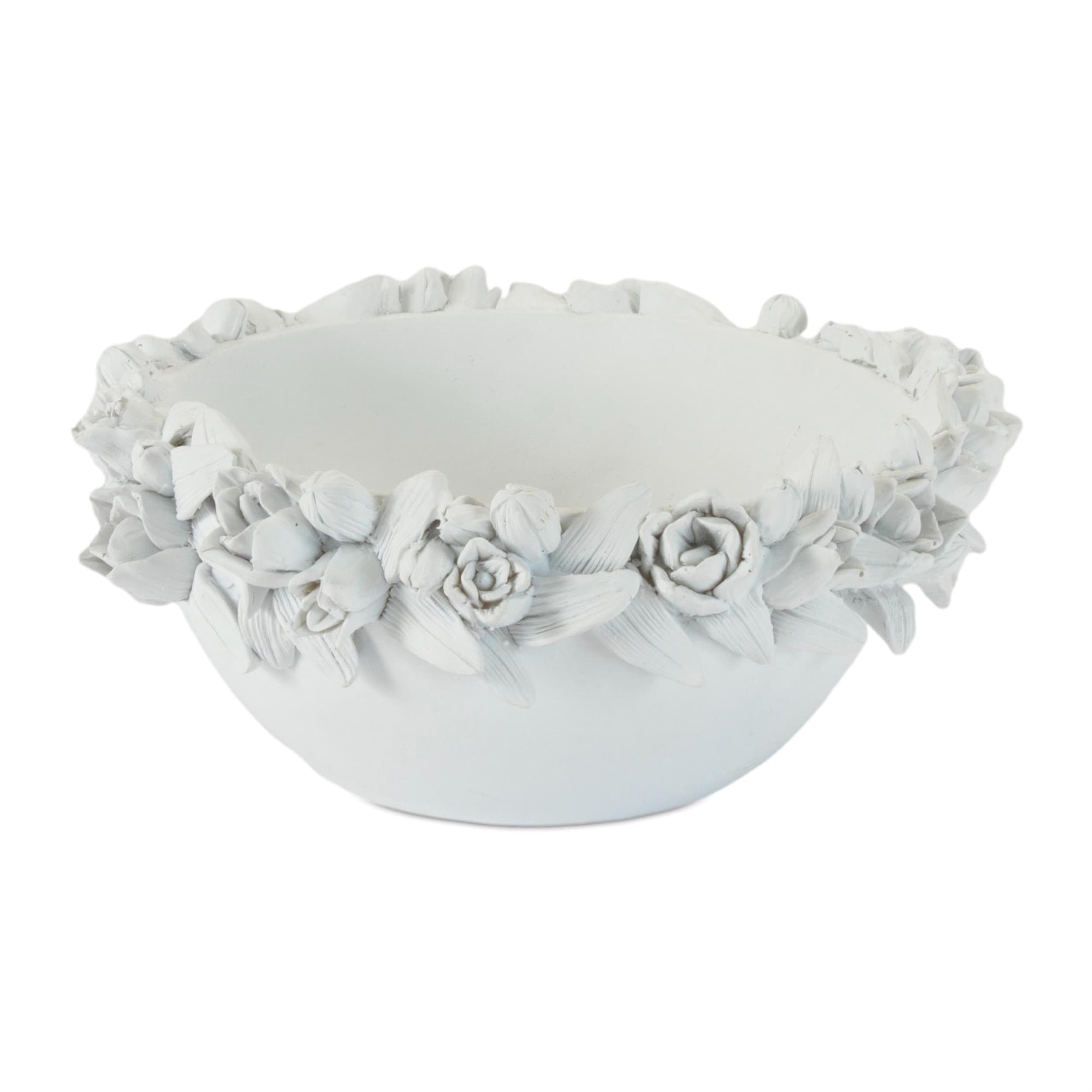 Decorative Floral Sculpted Bowl