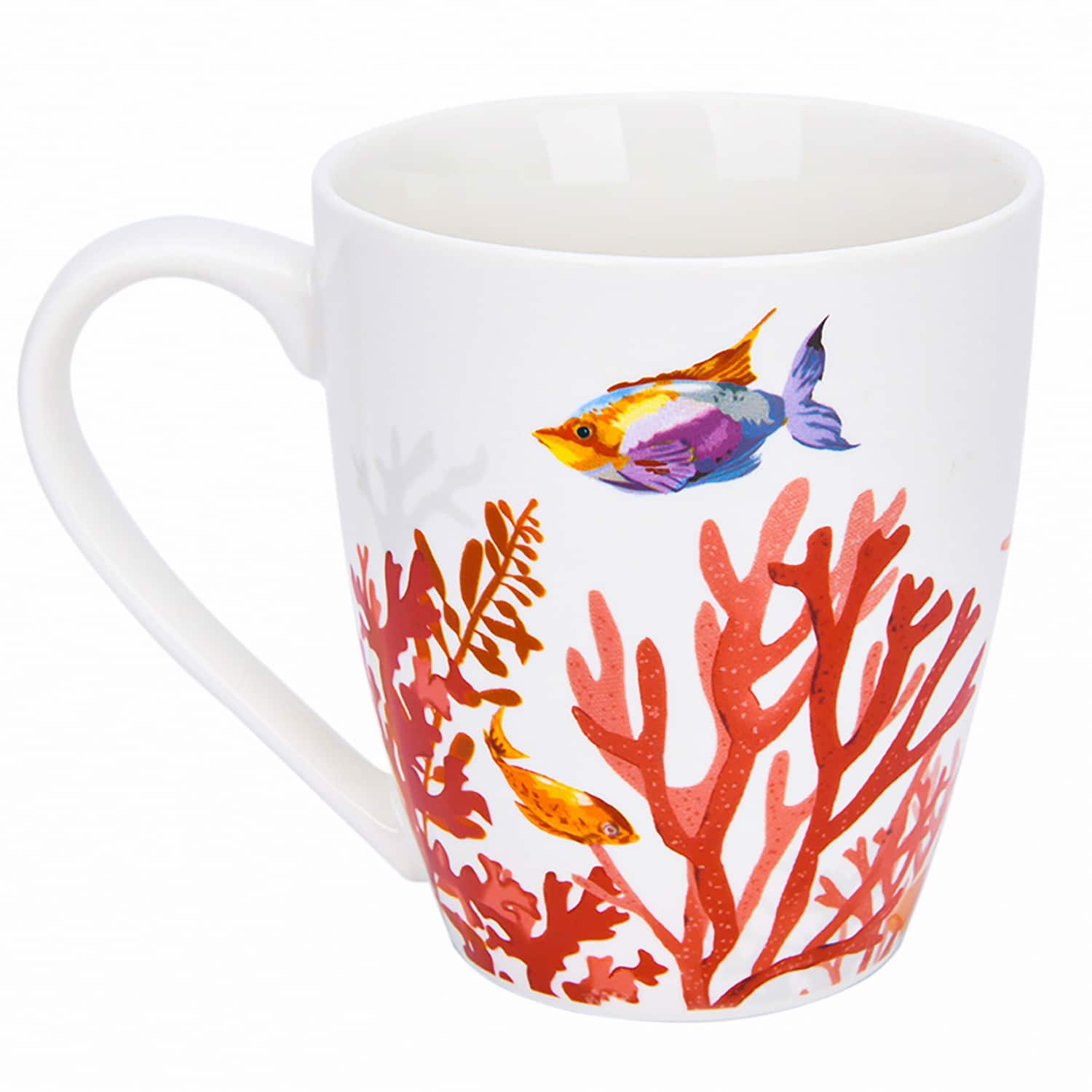 STP Goods Coral Reef Coffee Tea Bone China Mugs Set of 2 Bed Bath & Beyond 36740753