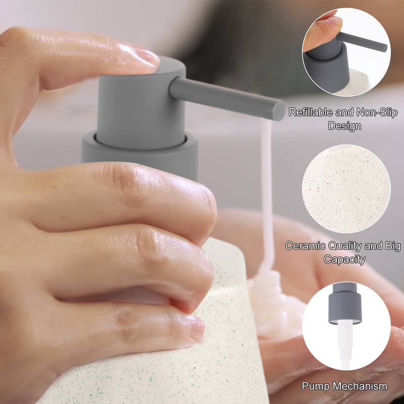 Soap Lotion Dispenser with Pump 250ml/8oz Soap Pump Bottle for Bathroom