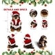 preview thumbnail 2 of 4, DolliBu Santa Standing Marmot Stuffed Animal Plush with Santa Outfit - 8.5 inches