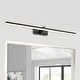 preview thumbnail 3 of 11, Contemporary Bathroom Led Vanity Light 23.8 Inches - Black