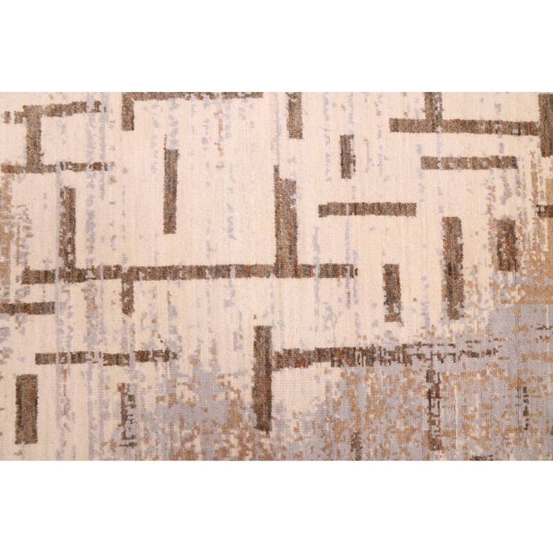 ECARPETGALLERY Hand-knotted Legacy Ivory Wool Rug - 7'11 x 10'2