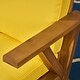 preview thumbnail 18 of 19, Champlain Outdoor Acacia Wood Rocking Chair with Water-Resistant Cushions by Christopher Knight Home