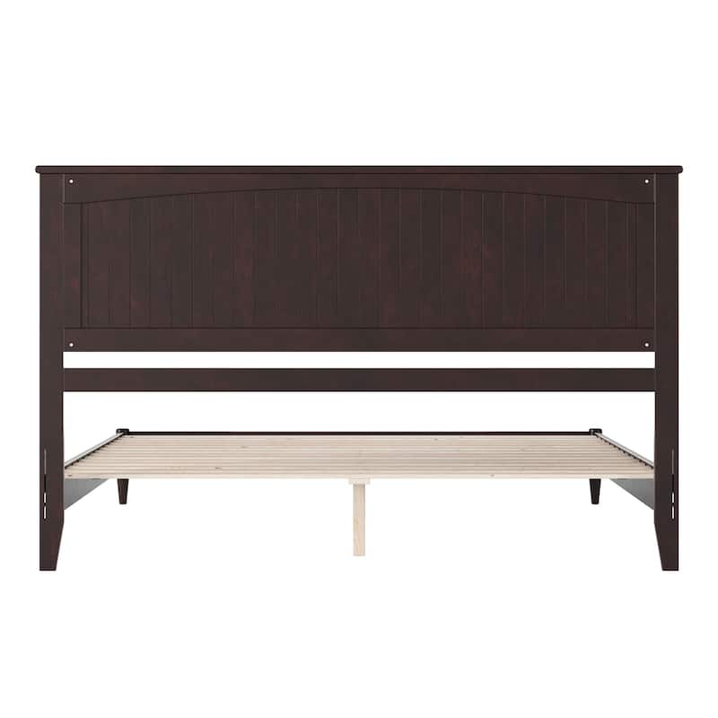 Naples Solid Wood Low Profile Platform Bed