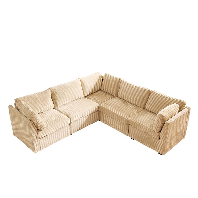 OVIOS Lazy Living L-Shaped Sofa