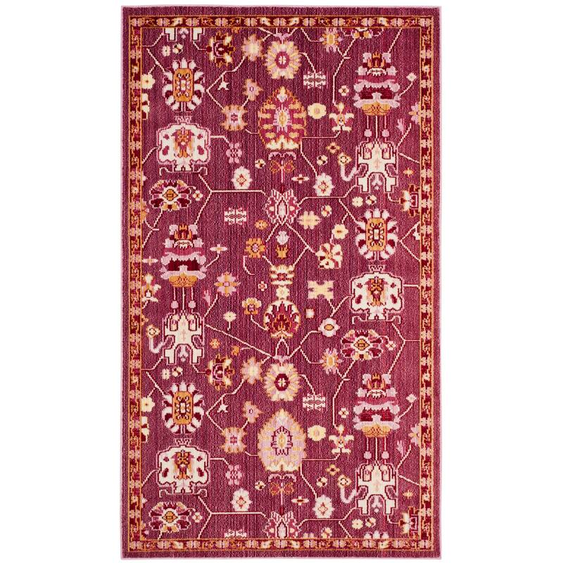 SAFAVIEH Valencia Raushan Distressed Vintage Boho Oriental Polyester Rug