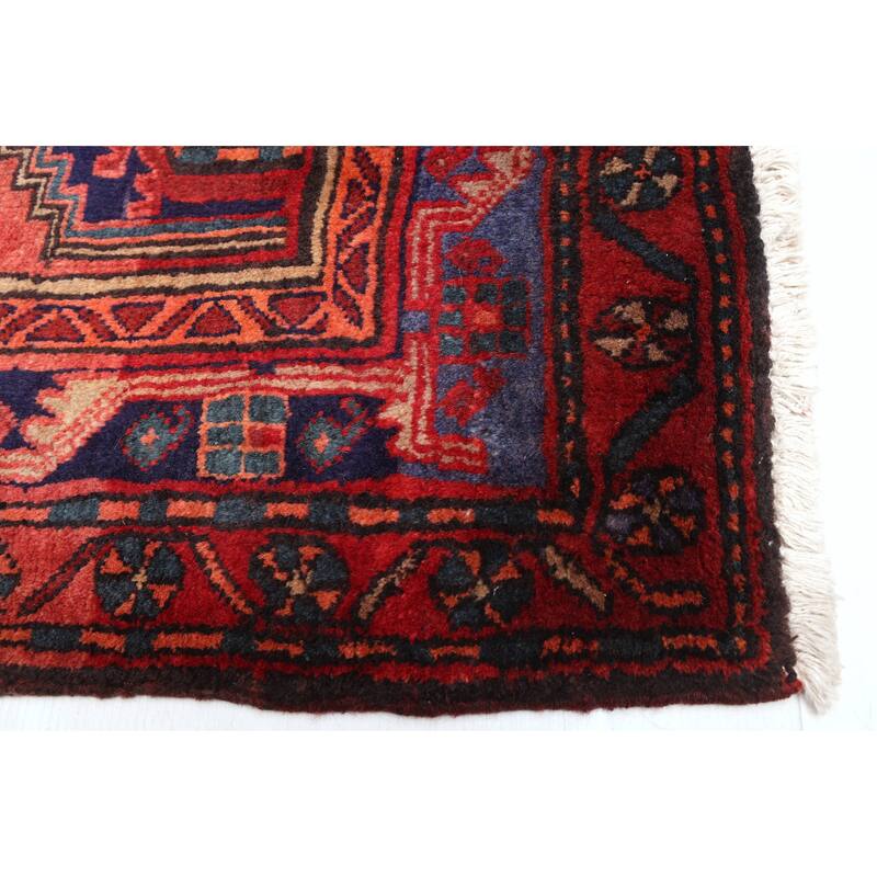 ECARPETGALLERY Hand-knotted Konya Anatolian Red Wool Rug - 3'6 x 12'0