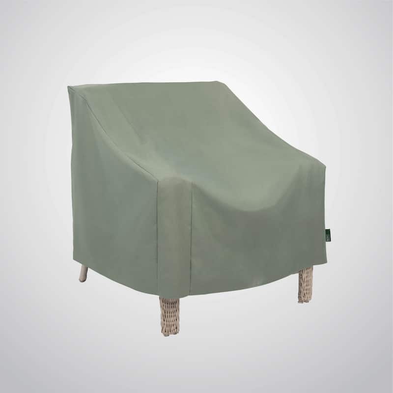Modern Leisure Basics Patio Chair Cover, 33"L X 34"W X 31"H, 2-Pack, Sage - 33"L x 34"W x 31"H