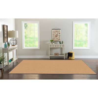 Linon Rhodes Sisal Classic Hand Finished Rug