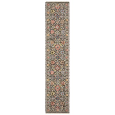 Style Haven Lawson Traditional Floral Wool Fringe Edge Area Rug