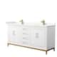 Option White, Bronze Trim, Giotto Quartz Top