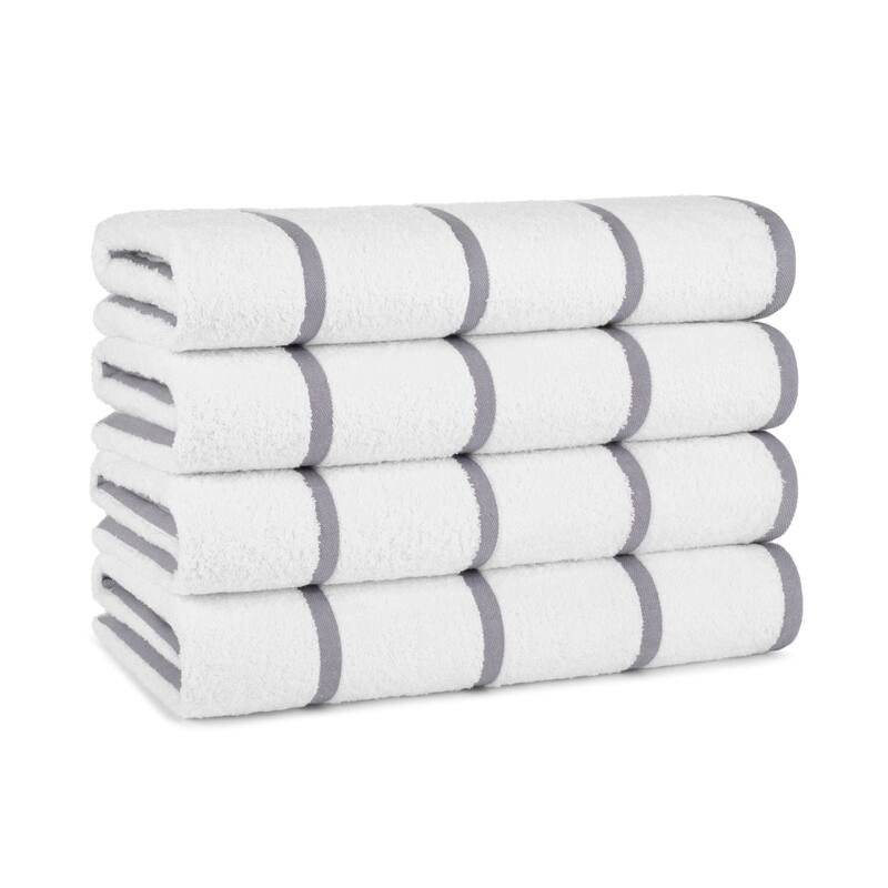 Arkwright Las Rayas 4-Piece Striped Beach Towel Set - 30x60