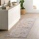 preview thumbnail 10 of 27, Nuloom Vivica SplashGuard Faded Medallion Machine Washable Area Rug 2' 6" x 10' - Beige - Runner