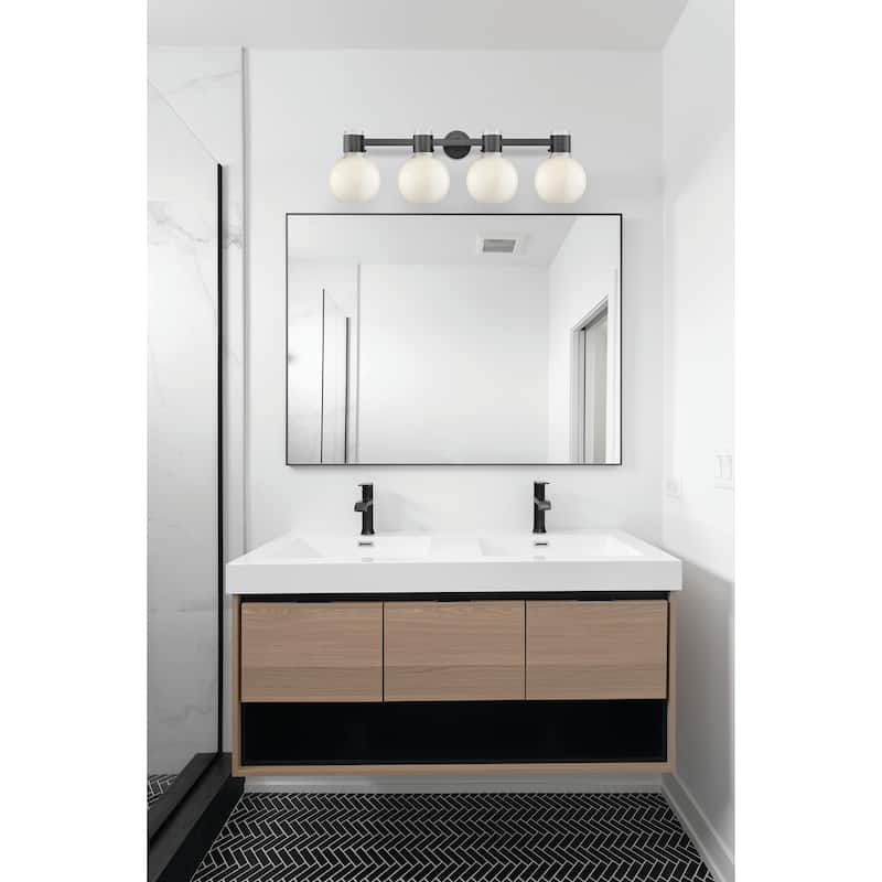 Innovations Lighting 464-4W-10-34 Lawton Sphere Vanity Lawton Sphere 4