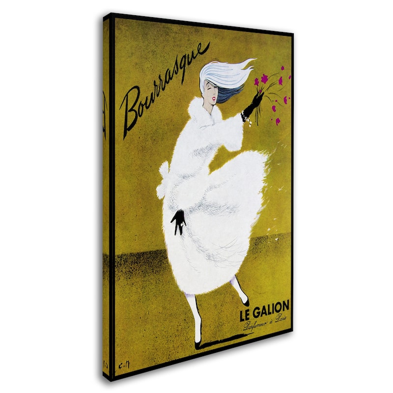 Vintage Lavoie 'Bourrasque Eau Le Galion' Canvas Art