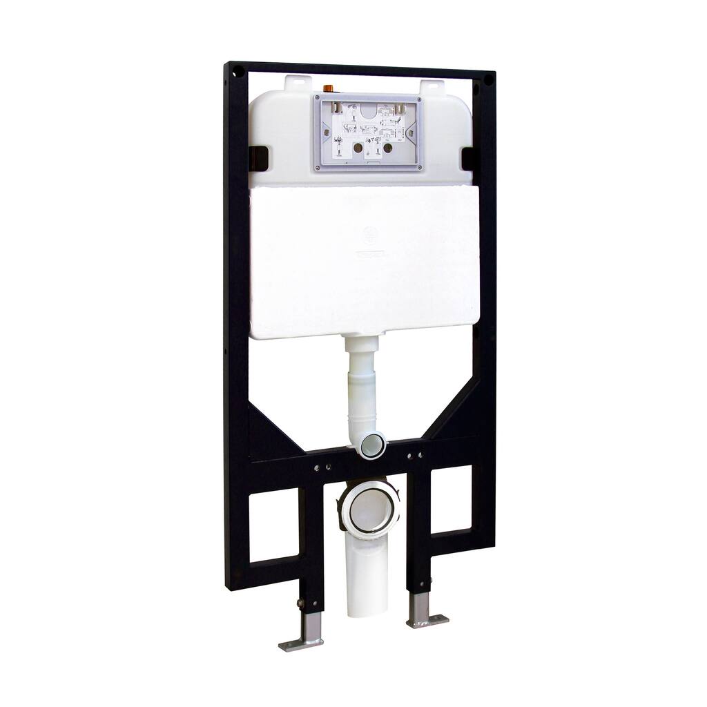Sitzoni 2X4 Concealed In-Wall Toilet Tank Carrier System - 19.56" x 3.56" 44.9"