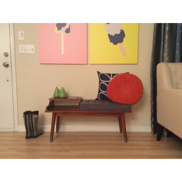Top Product Reviews For Mid Century Style Tufted Telephone Bench