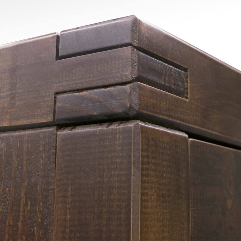 Steve Silver Panola Distressed Cocoa Dresser and Mirror