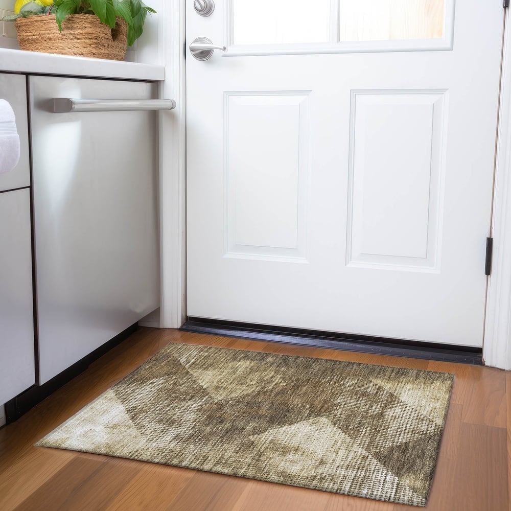 Premium Washable Super Soft Vintage Geo Mayfield Rug