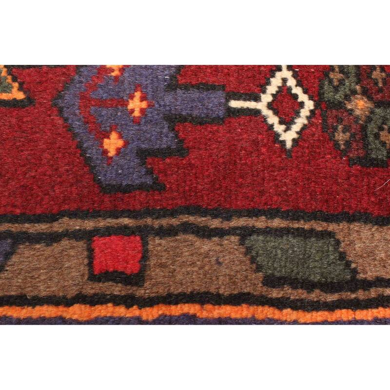 ECARPETGALLERY Hand-knotted Andelz Dark Blue Wool Rug - 4'4 x 6'7