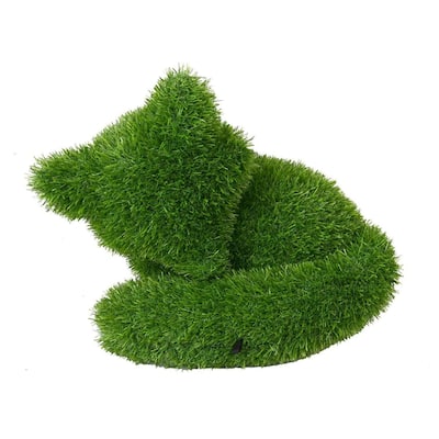 Lying Fox Artificial Outdoor Patio Garden Turf Topiary - 22"