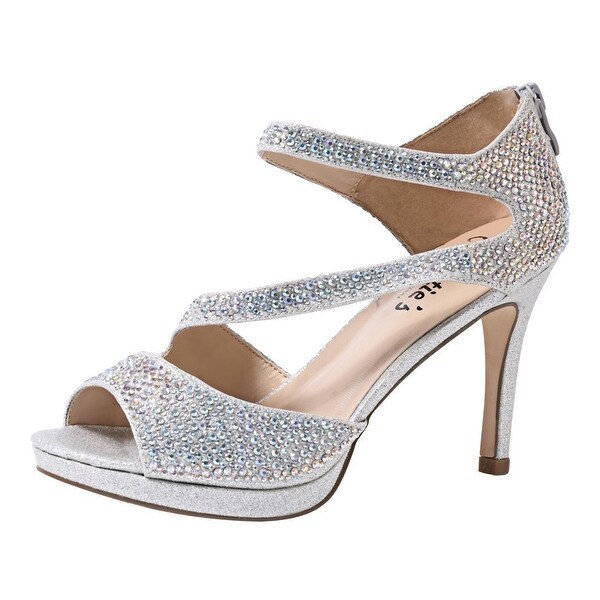 silver special occasion sandals