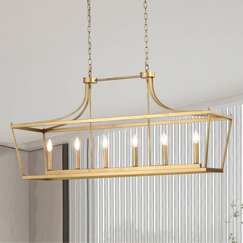 17" Monium Caged Linear 6-Light Candelabra