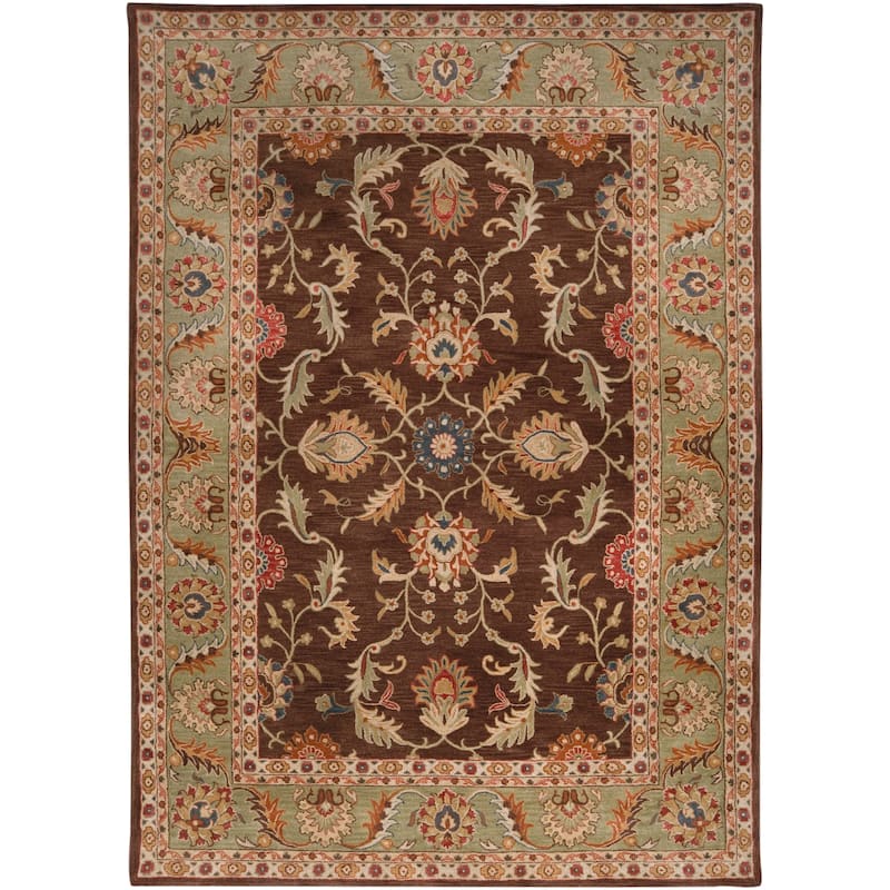 Artistic Weavers Coliseum Hand Tufted Traditional Border Wool Area Rug