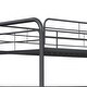 preview thumbnail 7 of 8, Twin over Twin Size Metal Triple Bunk Bed with Ladder and Fence for Kids' Rooms