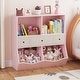 preview thumbnail 10 of 19, Kids Bookcase and Bookshelf with Cubby Cabinet and Drawers