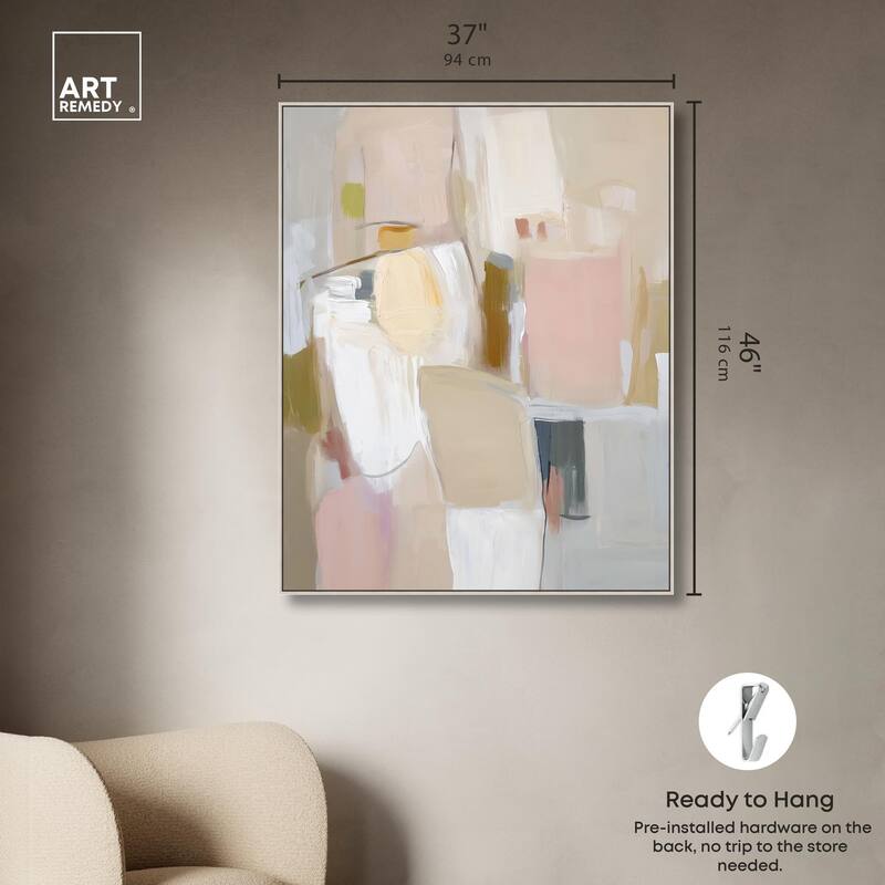 Apricot Cream II Canvas by Art Remedy