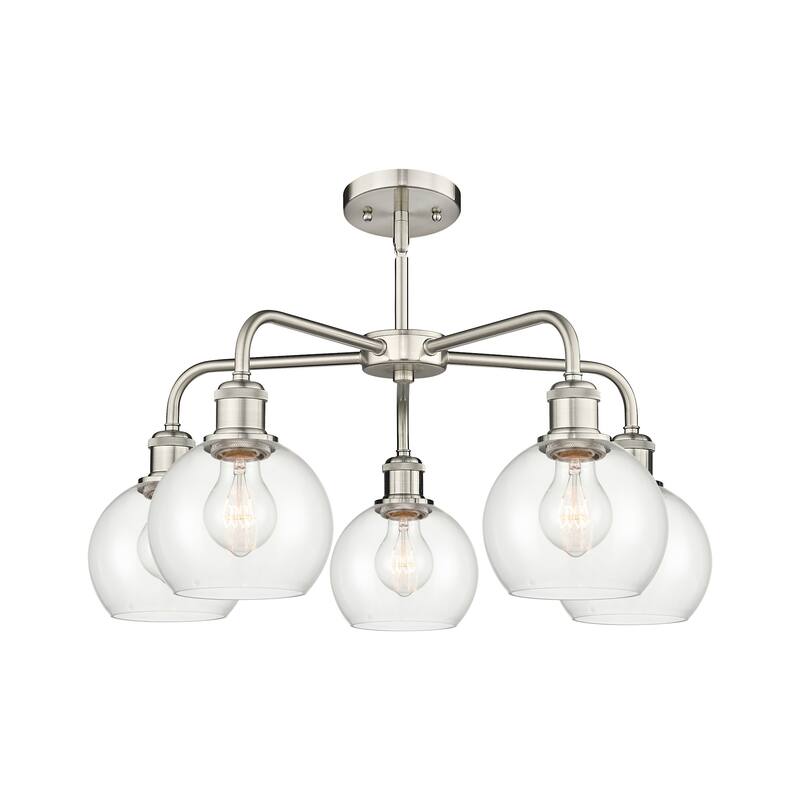 Innovations Lighting 516-5CR-15-24 Athens Chandelier Athens 5 Light
