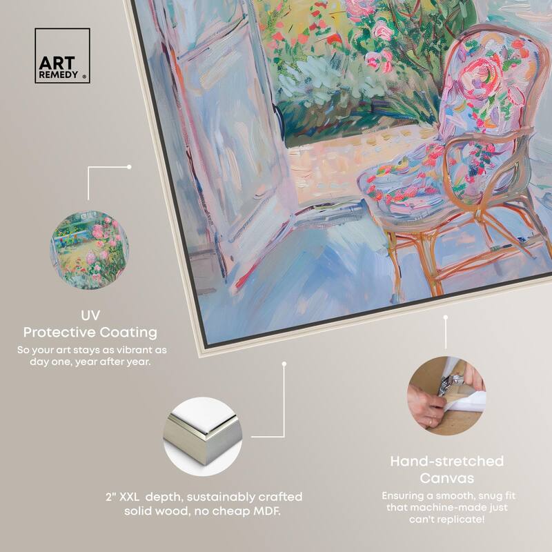 Whispers of Giverny Canvas by Art Remedy