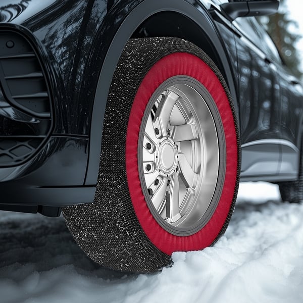 Automotive Snow Socks for Tires, Antiskid Tire Socks for Emergency 